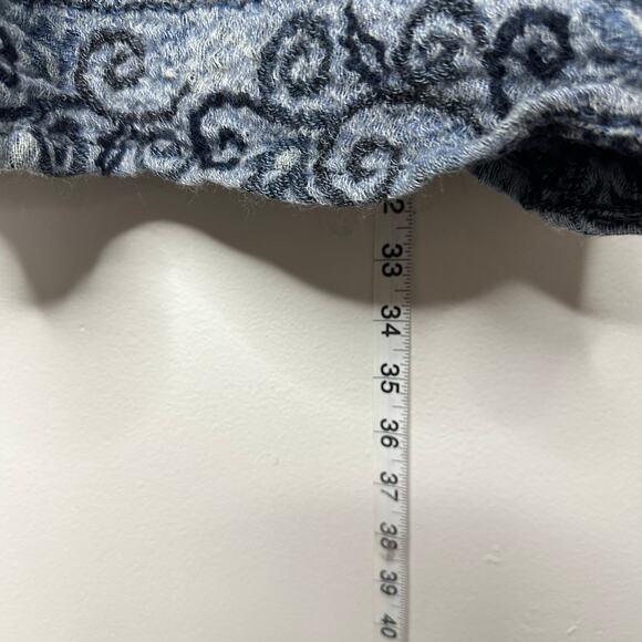 ANU Echo Sapphire BLUE FLORAL Embroidered Wool Jacket MEDIUM - Picture 2 of 10